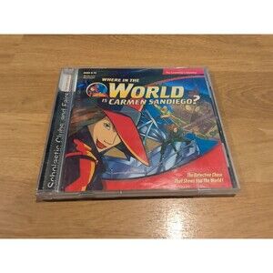 Where in the World is Carmen Sandiego? PC CD-ROM The Learning Company Ages 8-12